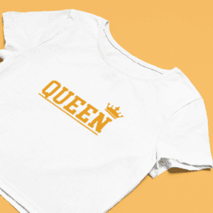"Queen" Crop Top voor Koningsdag
