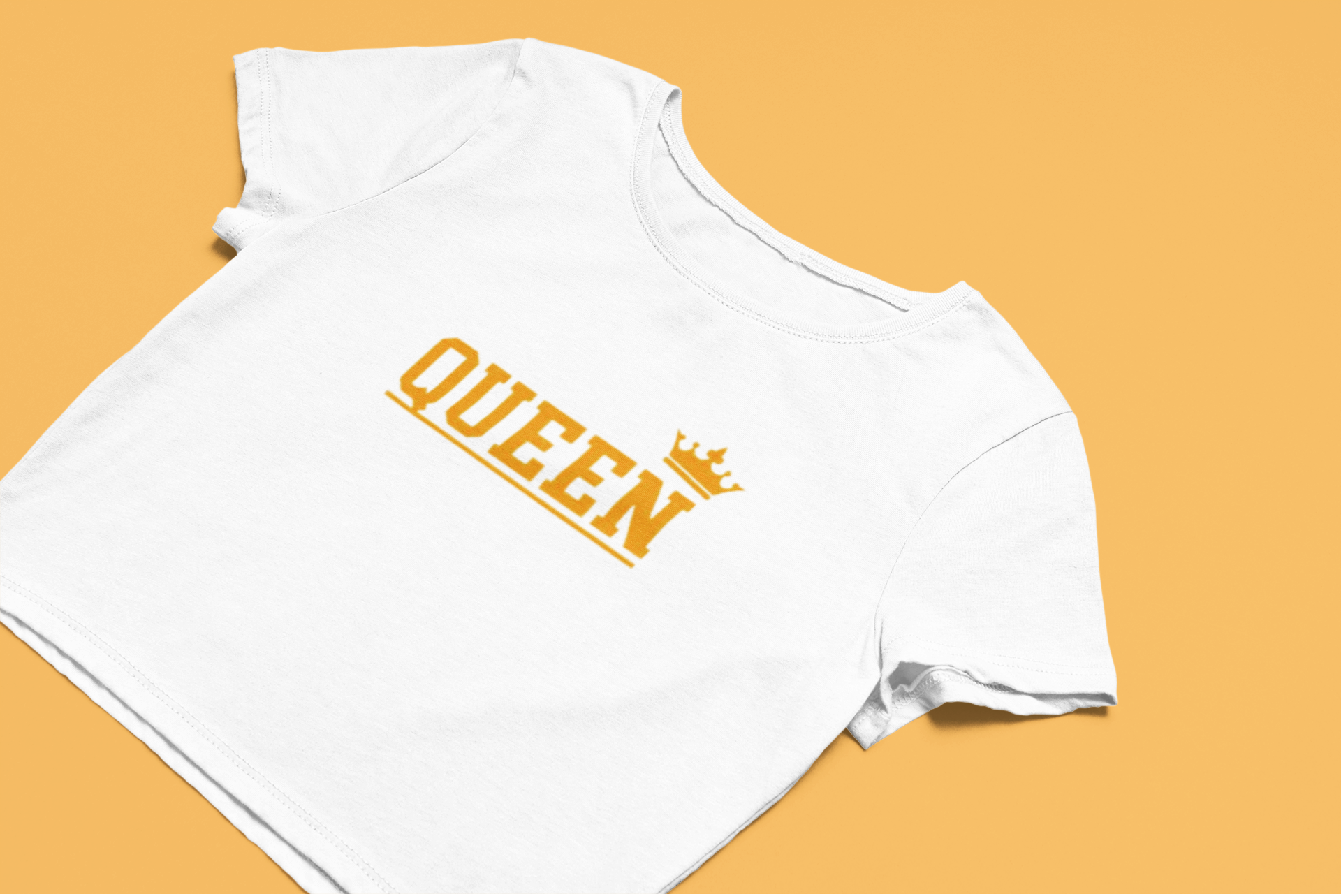"Queen" Crop Top voor Koningsdag "Queen" Crop Top voor Koningsdag